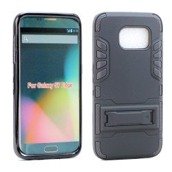 Samsung Galaxy S7 Edge Hard Shield Hybrid Case (Black)